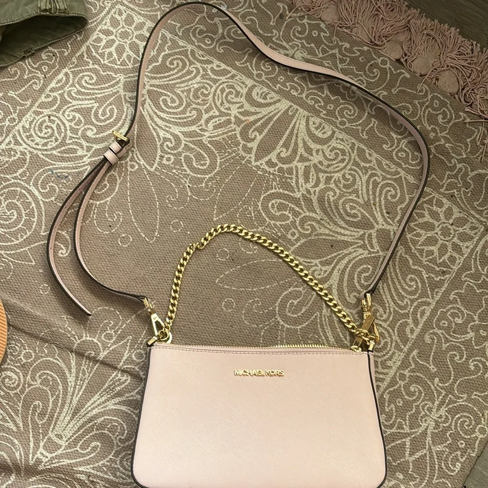 Michael Kors light pink shoulder and crossbody bag - Picture 6 of 6